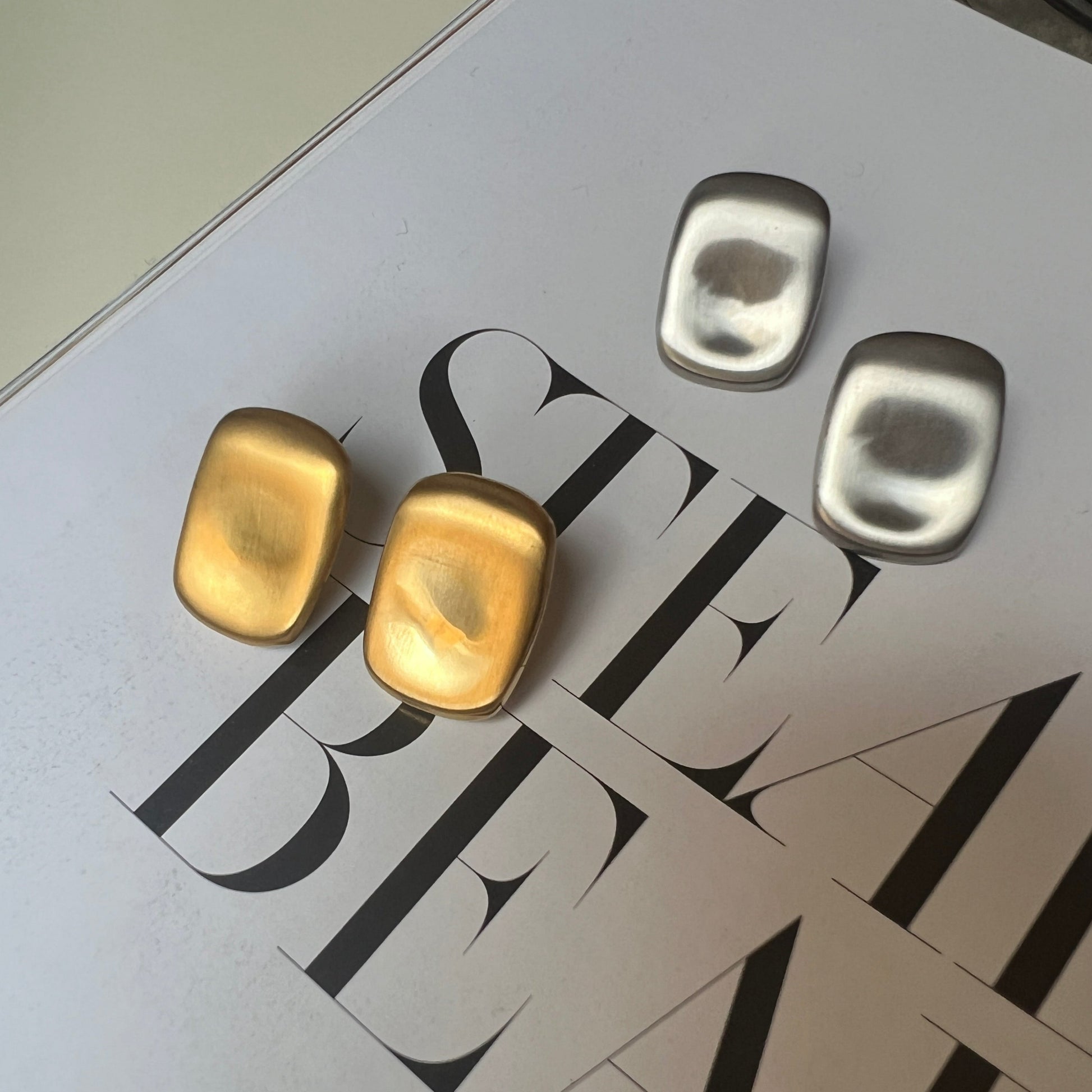 ORECCHINI ANDRA ARGENTO E ORO