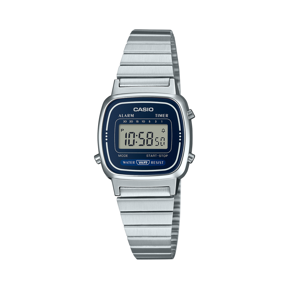 Orologio Casio Vintage LA670WA-2D donna digitale blu