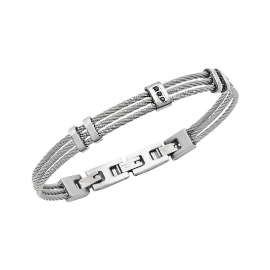 Bracciale Breil Loop uomo acciaio