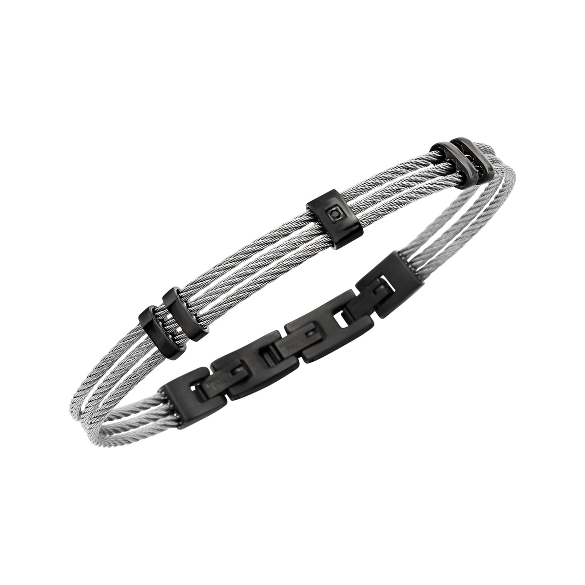 Bracciale Breil Loop uomo acciaio canna di fucile