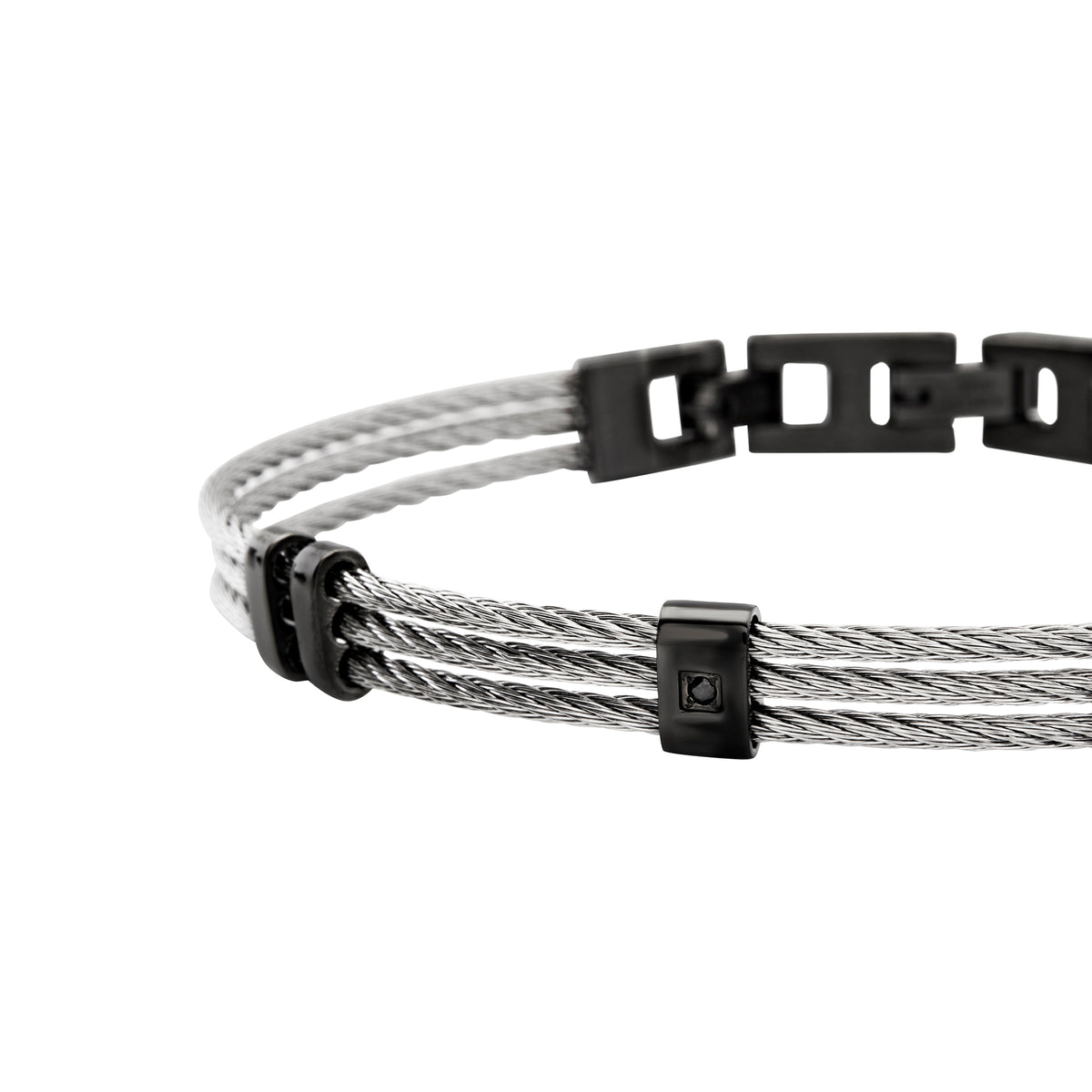 Bracciale Breil Loop uomo acciaio canna di fucile