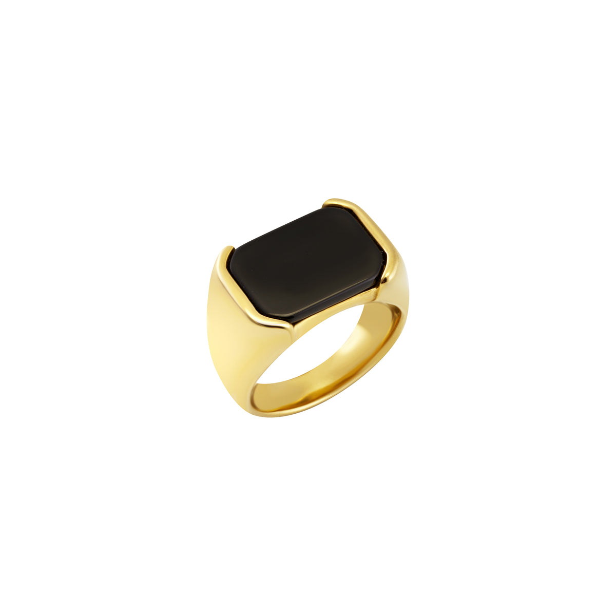 Anello Breil Seal uomo acciaio color oro