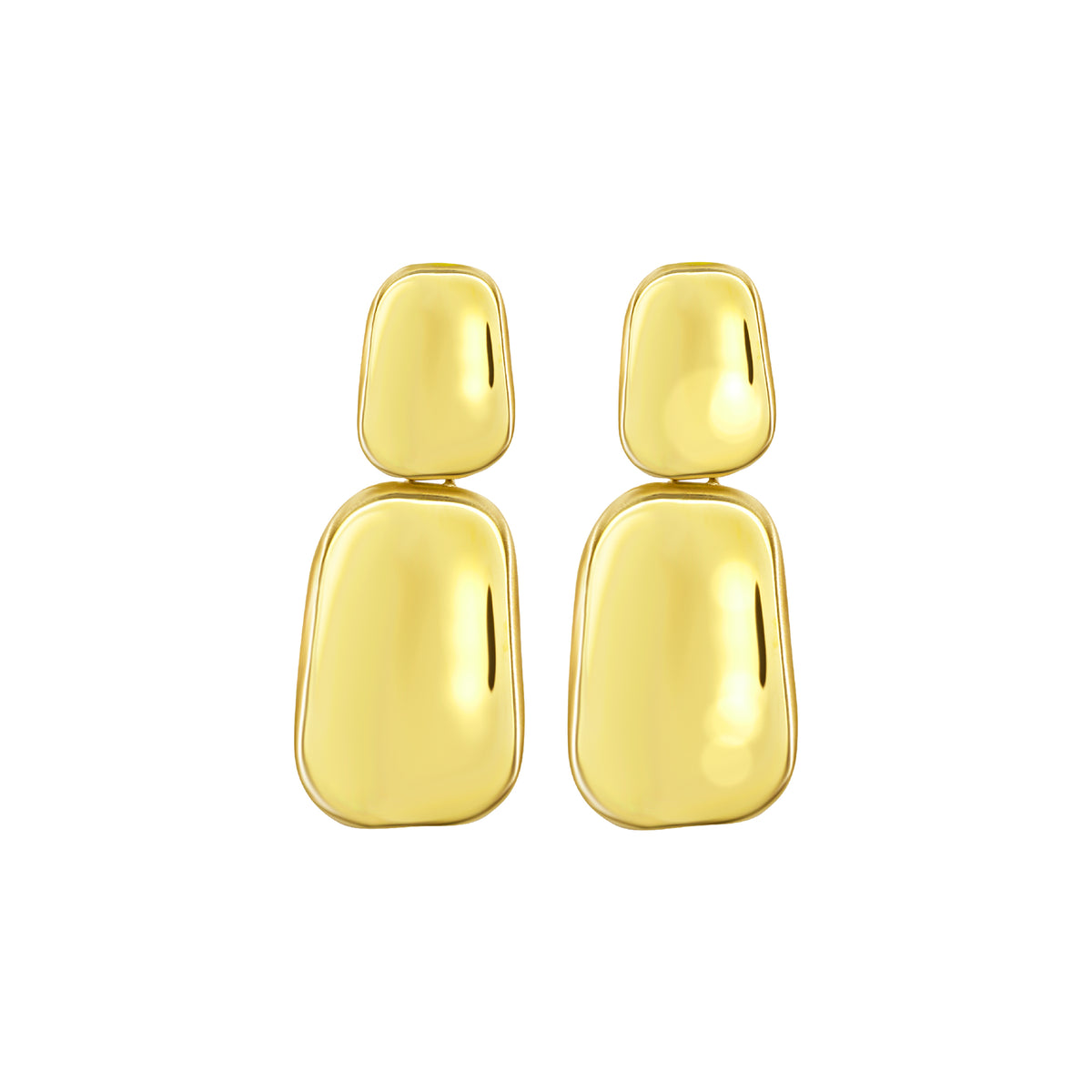 Orecchini Breil Sculpture donna acciaio PVD oro