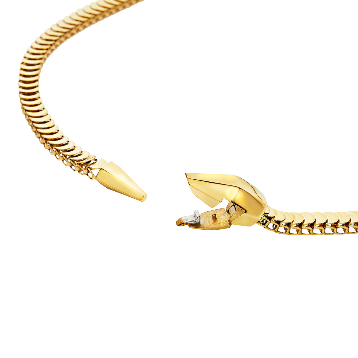 Collana Breil Hypnotic donna acciaio oro snake