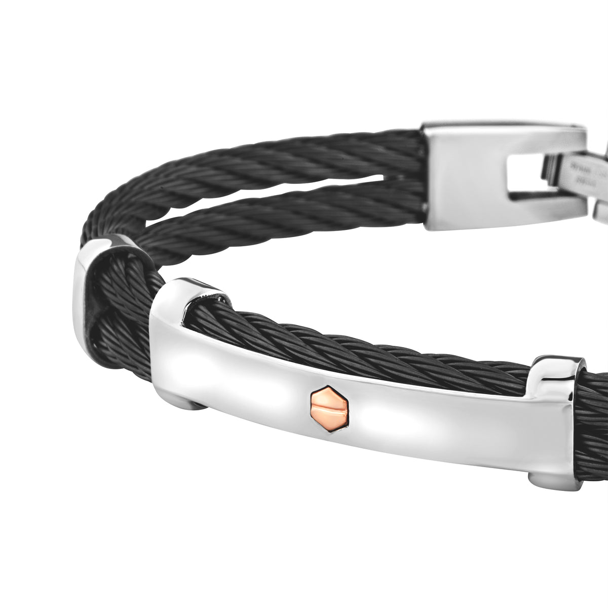 Bracciale Breil 9K Loop uomo acciaio doppio filo