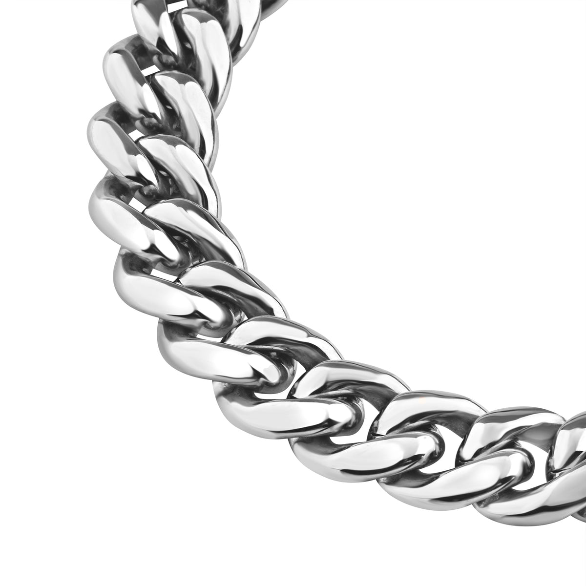 Collana Breil Steel & Spark uomo acciaio zirconi