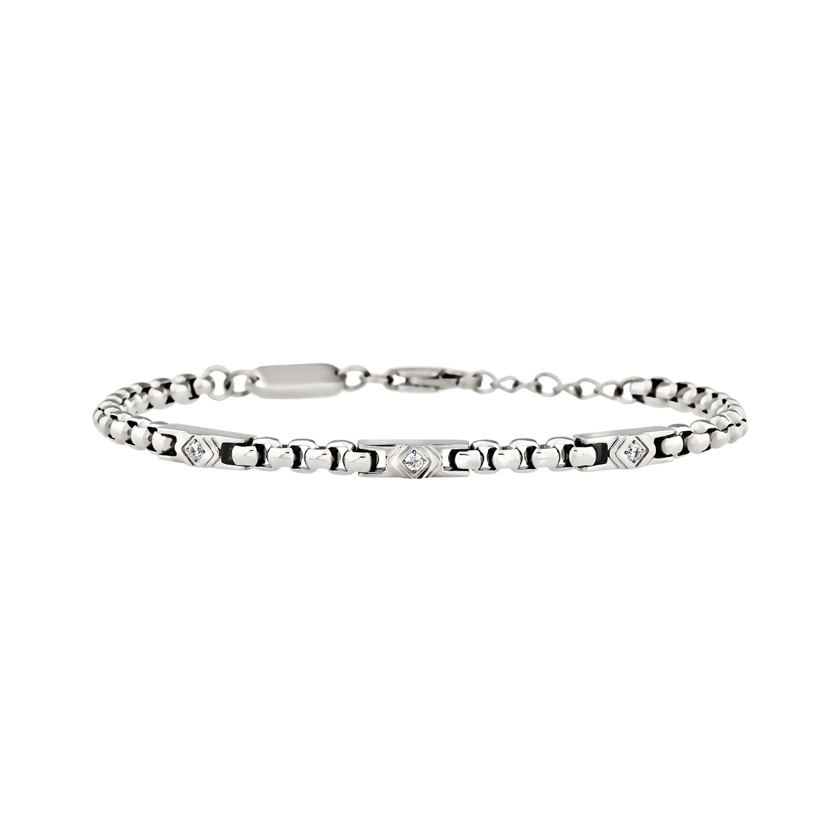 Bracciale Breil Eterna uomo acciaio argento