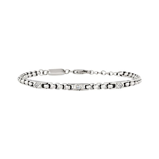 Bracciale Breil Eterna uomo acciaio argento