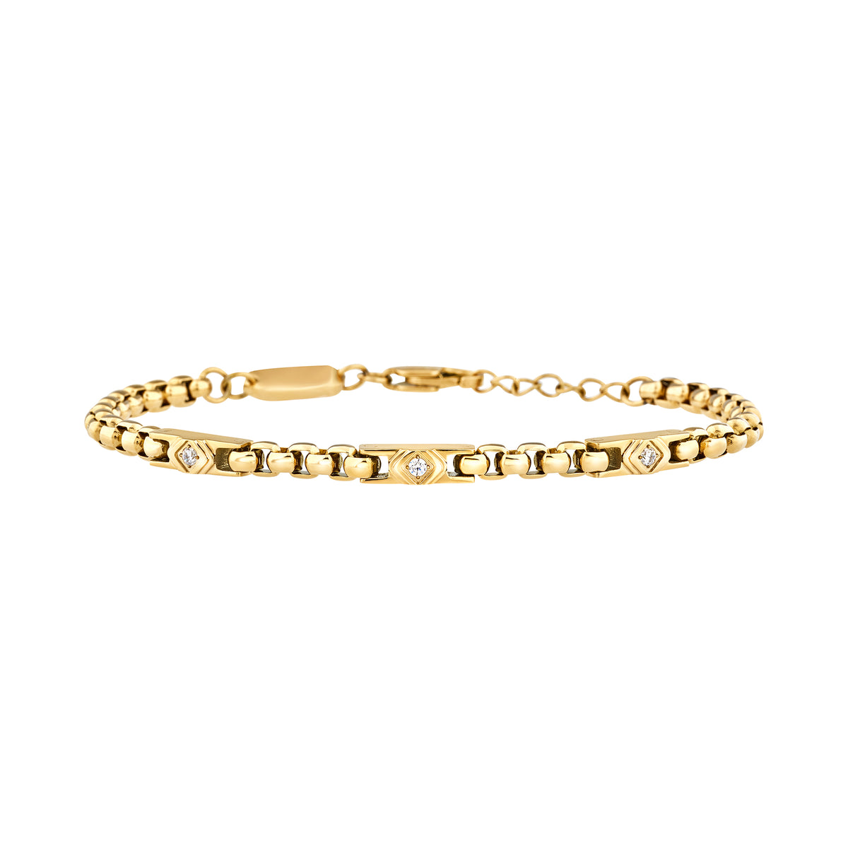 Bracciale Breil Eterna uomo acciaio oro