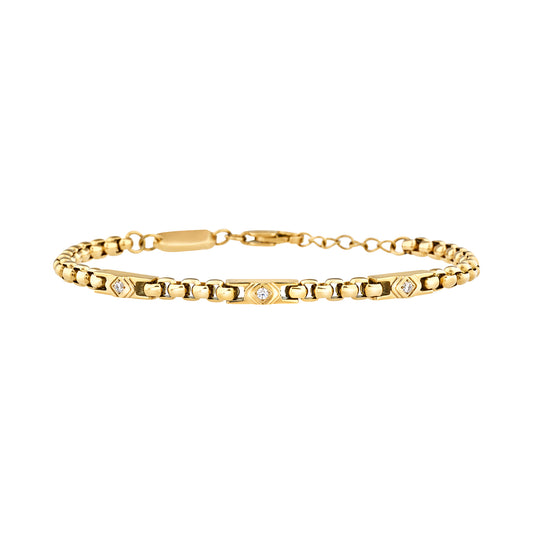 Bracciale Breil Eterna uomo acciaio oro
