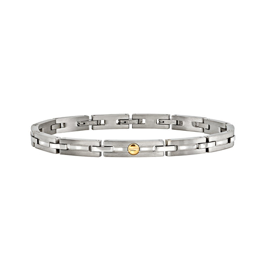 Bracciale Breil Duetto uomo acciaio oro rosa