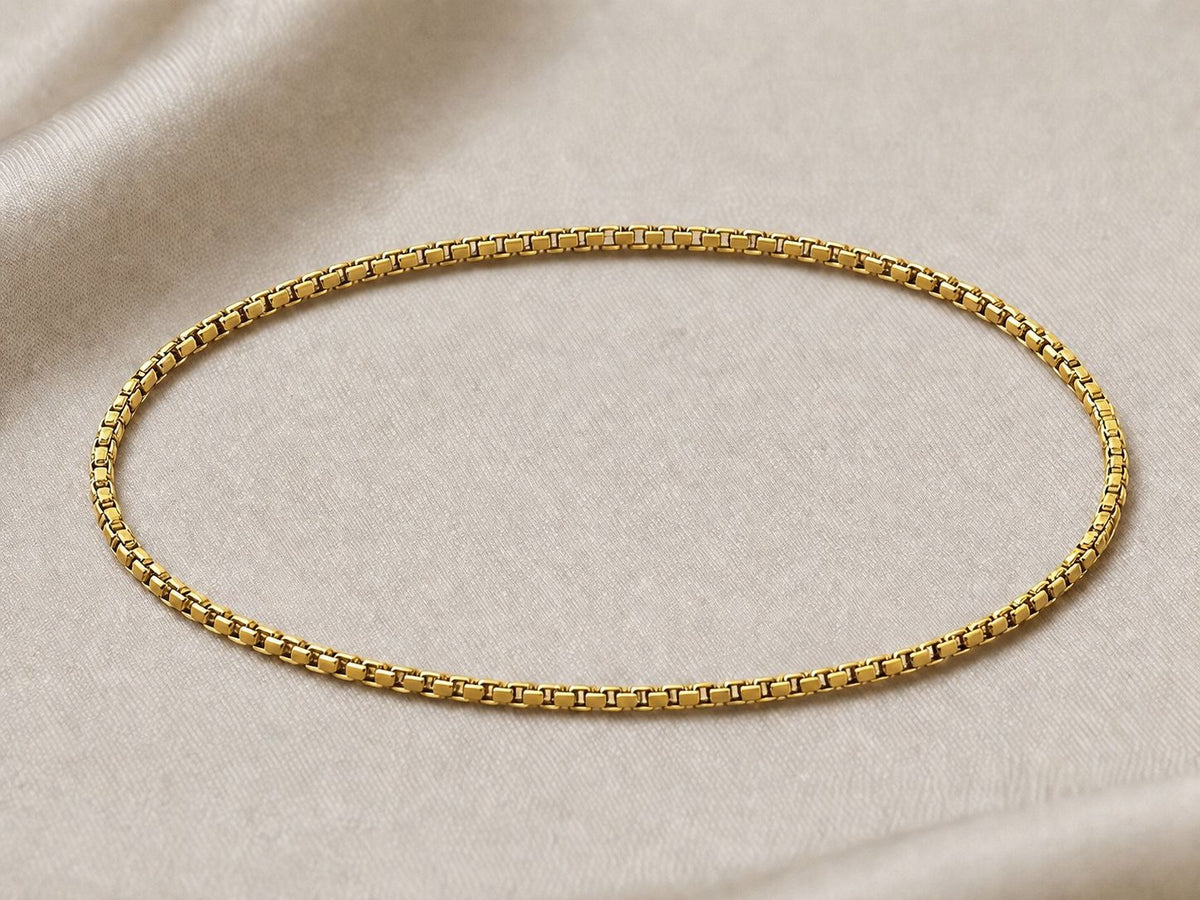 Cavigliera saldata Forzata – Acciaio Gold – Gioielleria Baiardi Novara – foto 2