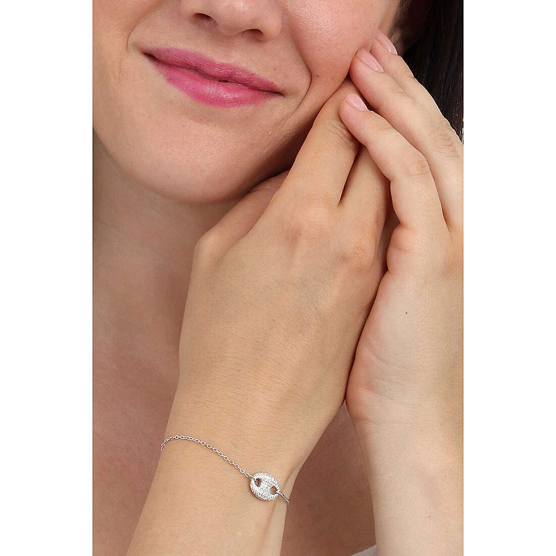Bracciale Nodo Marino Argento Rodiato Barbieri