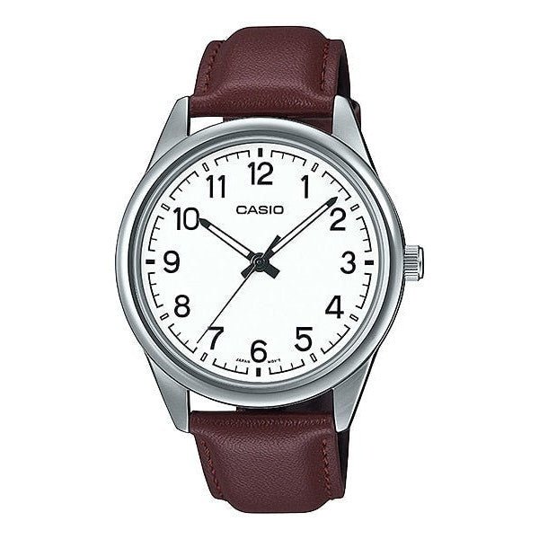 Orologio Casio MTP-V005L-7B4 uomo cinturino pelle marrone