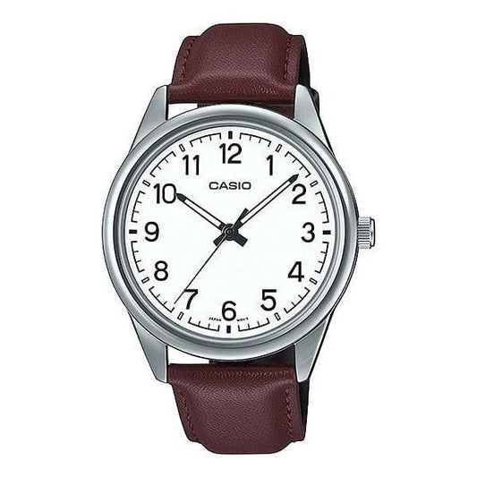 Orologio Casio MTP-V005L-7B4 uomo cinturino pelle marrone