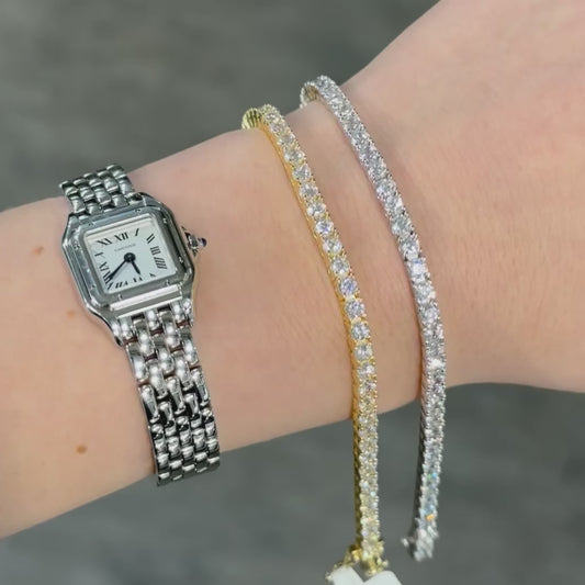 Bracciale tennis premium (silver o gold)