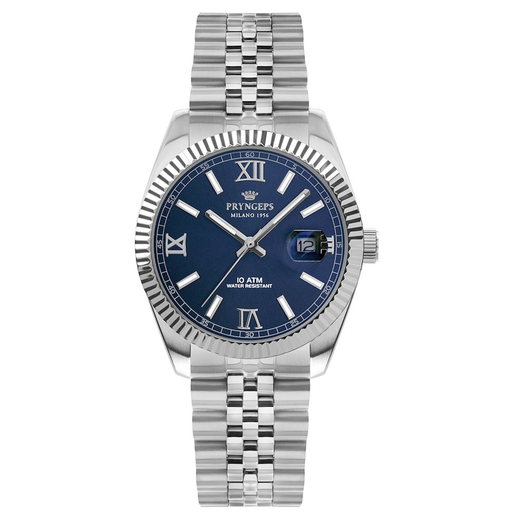 Orologio Pryngeps Erre X uomo acciaio blu A821/2